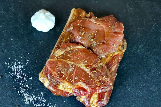 Ceafă de porc în marinadă italiană