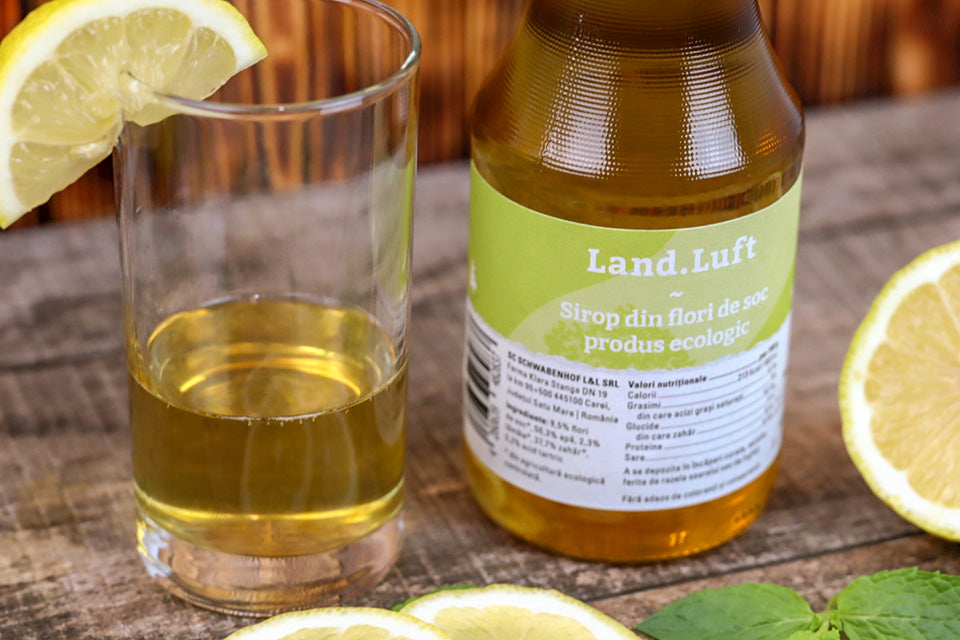 Sirop din flori de soc bio