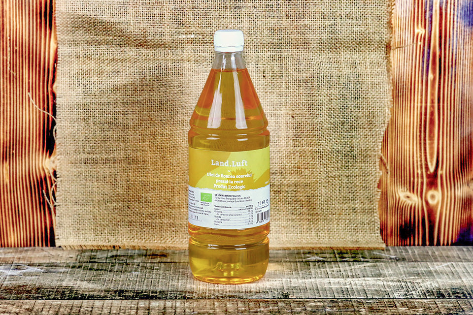 Ulei de Floarea-Soarelui BIO Presat la Rece